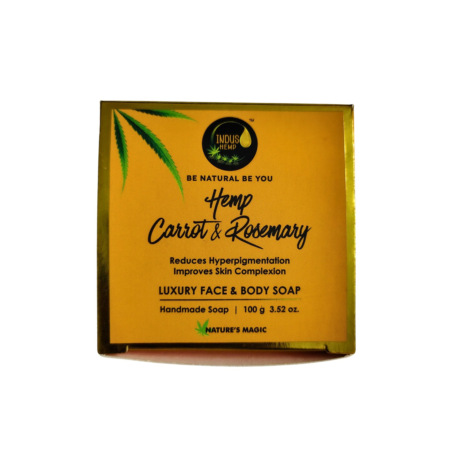 Hemp Carrot & Rosemary Soap Bar 100g