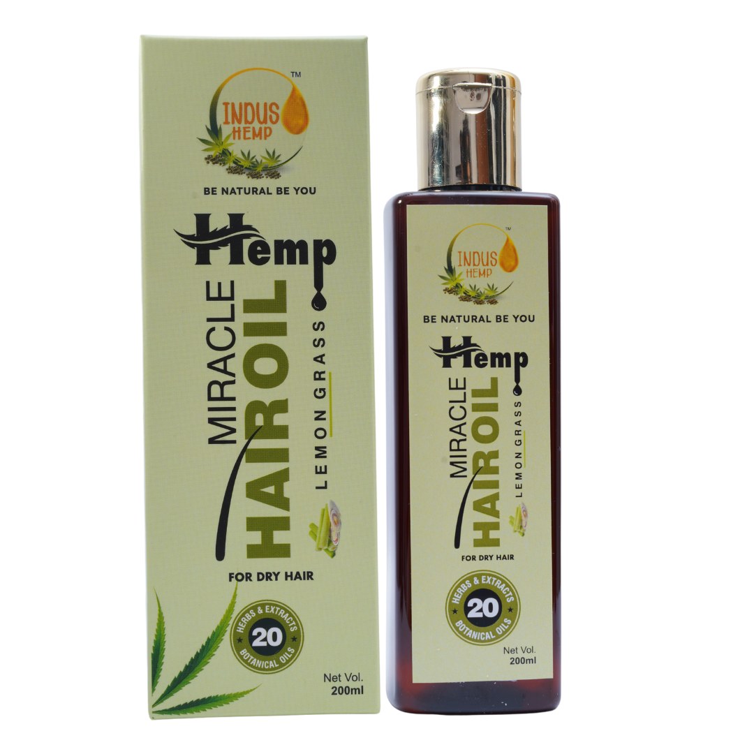 Indus Hemp Miracle Hair Oil � Lemongrass 200ml