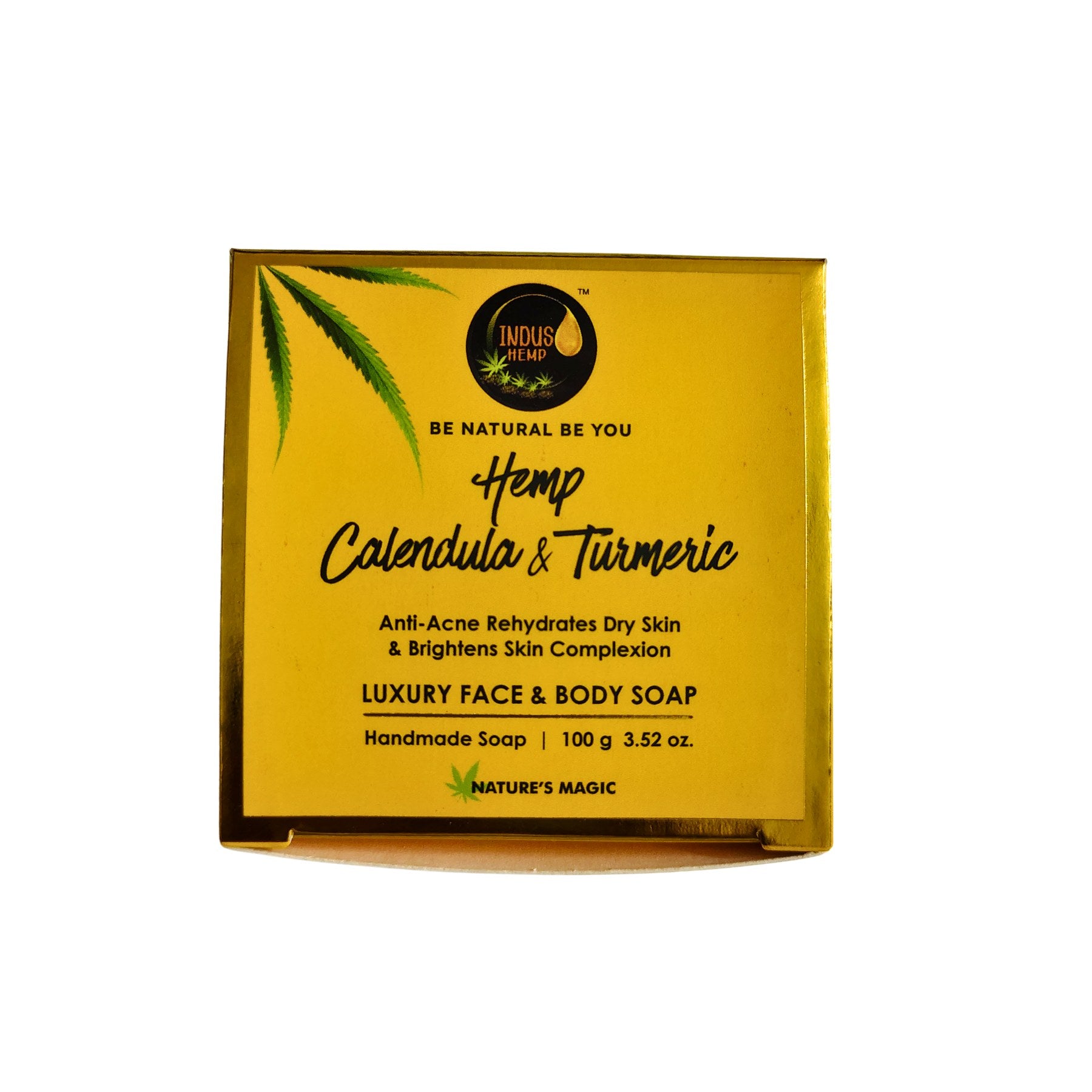 Hemp Calendula & Turmeric Soap Bar 100g