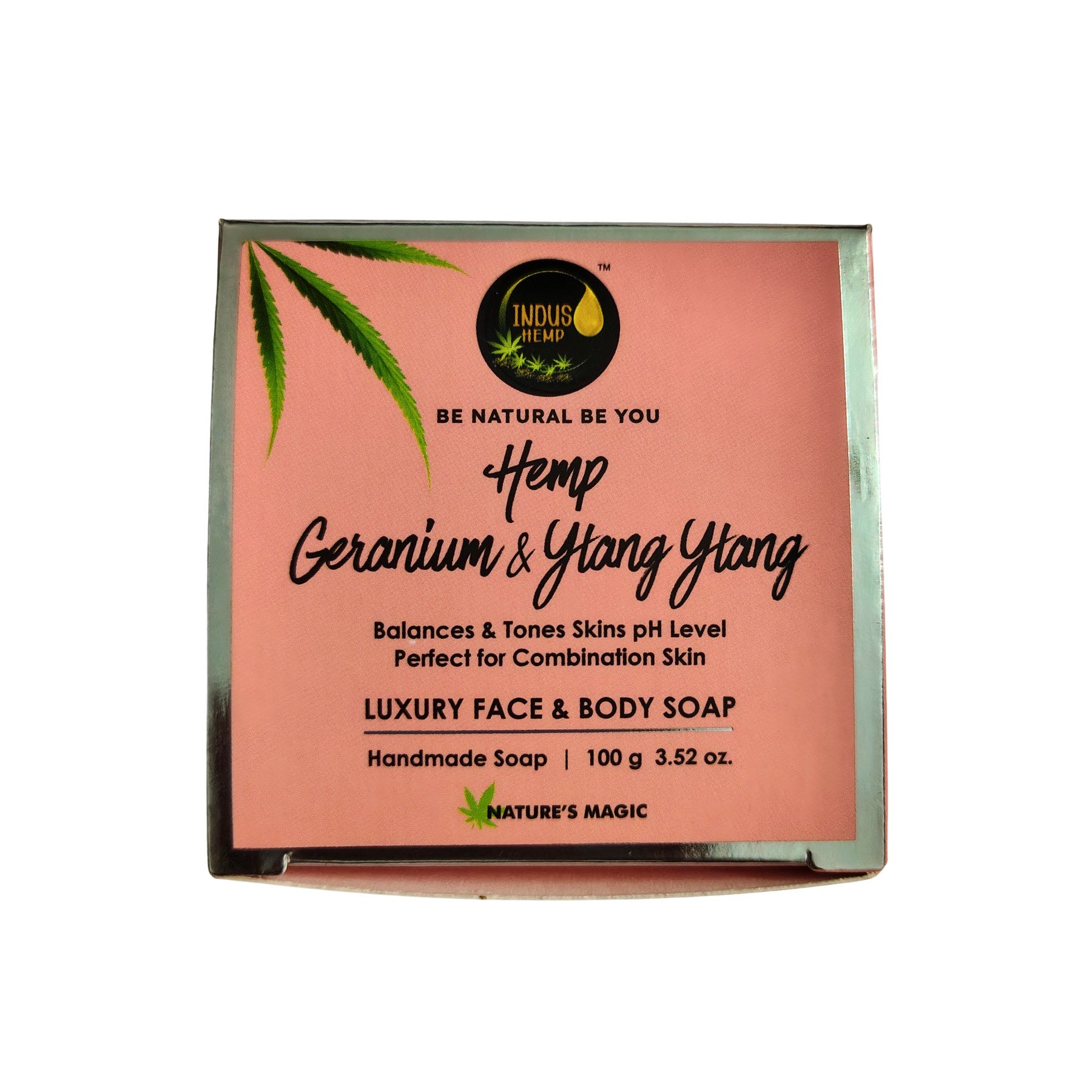 Hemp Geranium & Ylang Ylang Soap Bar 100g