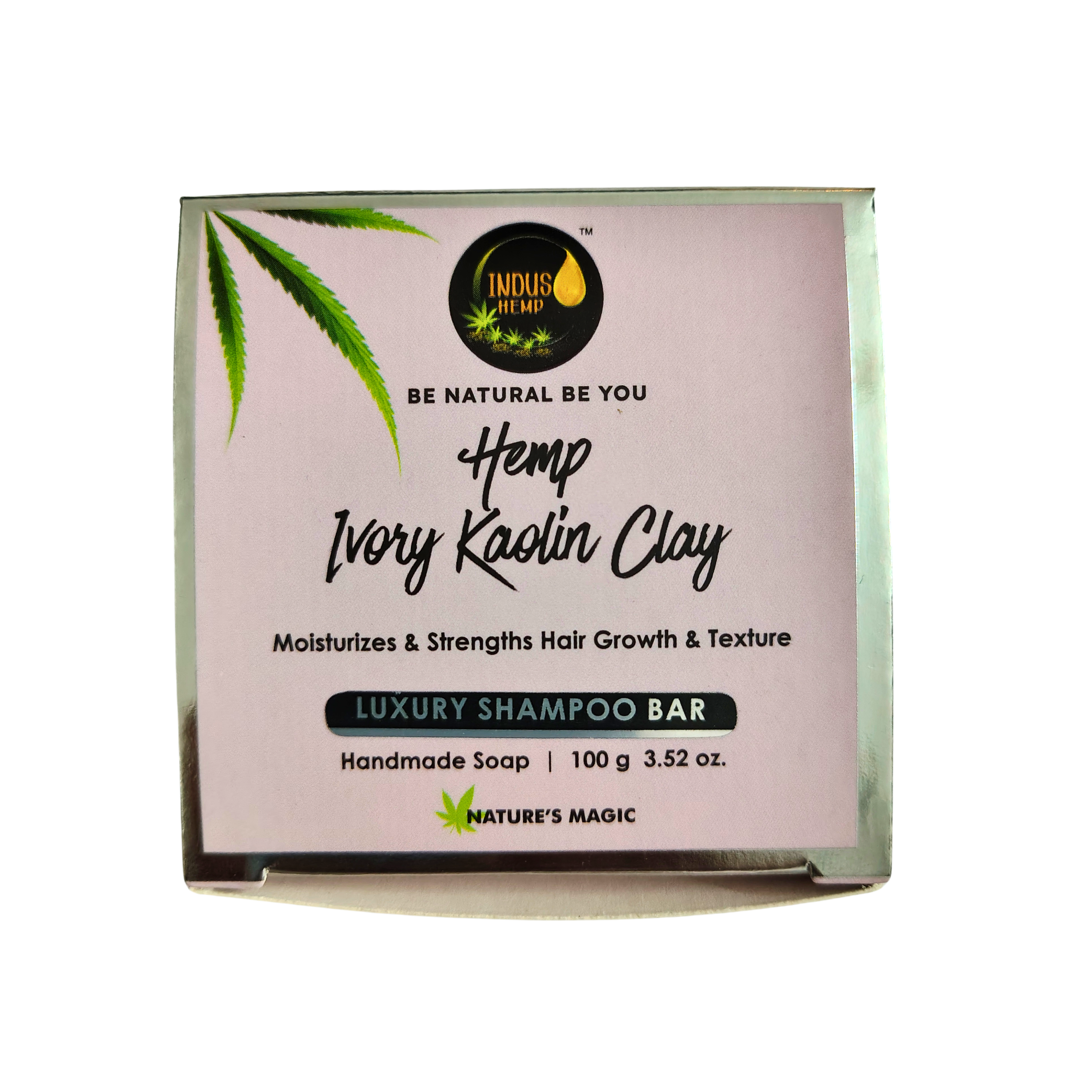 Hemp Ivory Kaolin Clay Shampoo Bar 100g