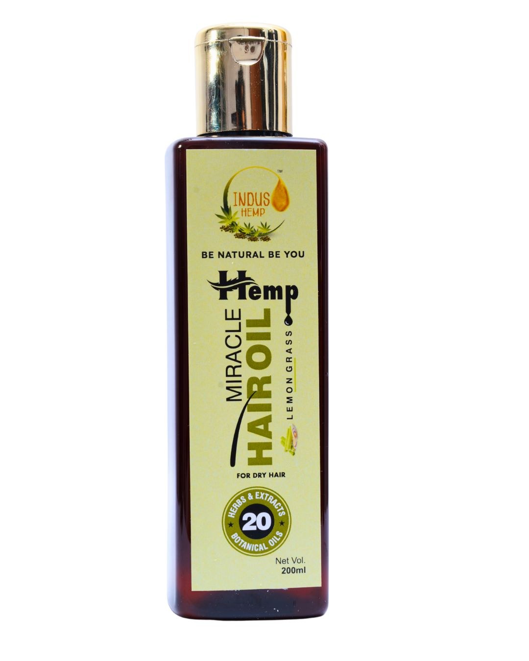 Indus Hemp Miracle Hair Oil � Lemongrass 200ml