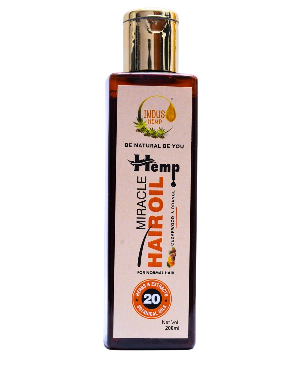 Indus Hemp Miracle Hair Oil � Cedarwood & Orange 200ml