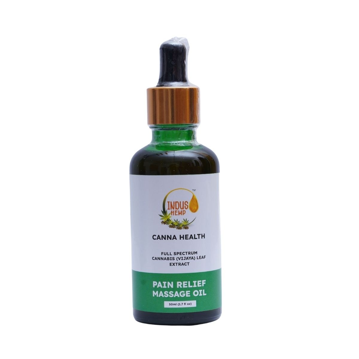 Indus Hemp Canna Health Pain Relief Massage Oil 50ml