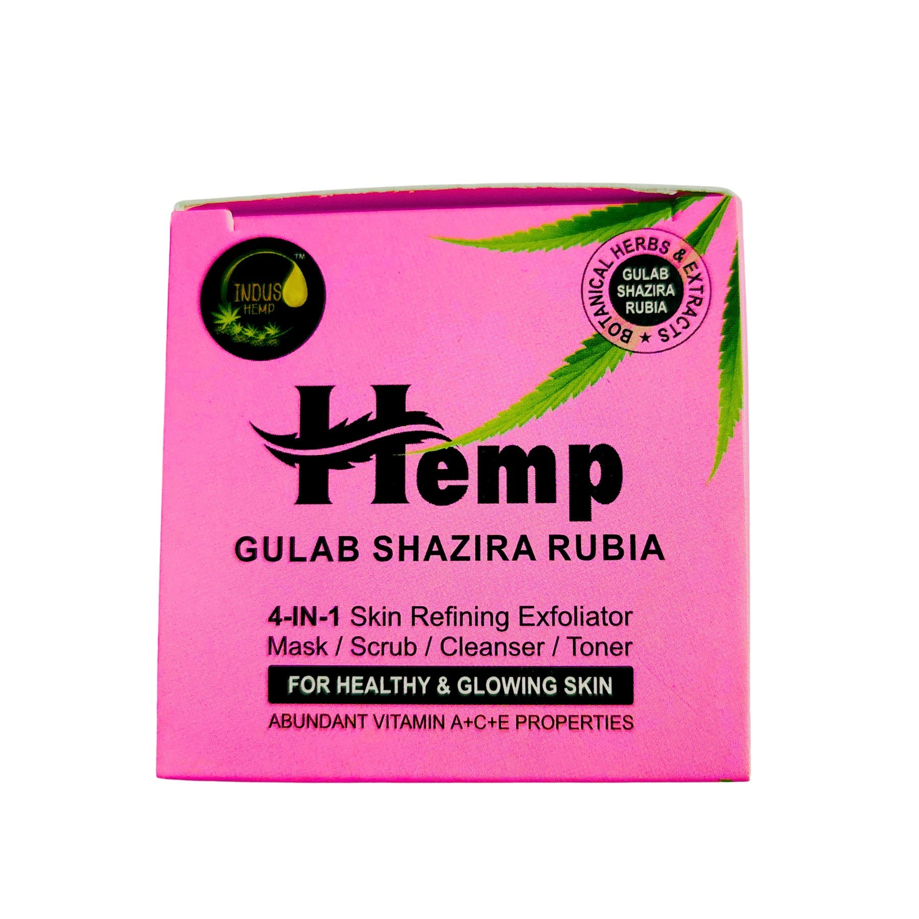 Indus Hemp Gulab Shazira Rubia � 4-in-1 Skin Refining Exfoliator 50g