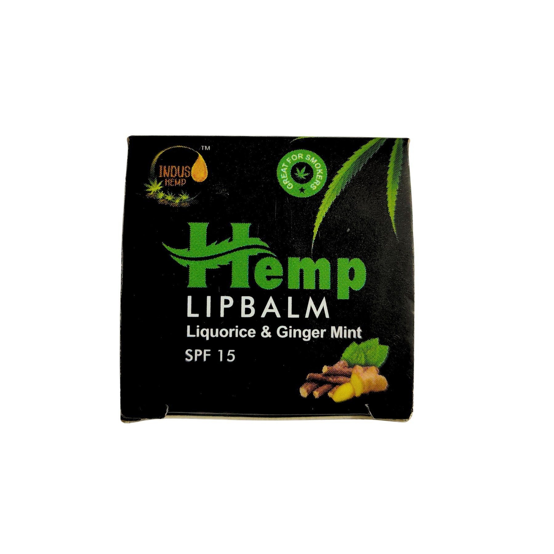 Indus Hemp Lip Balm � Liquorice & Ginger Mint 5g