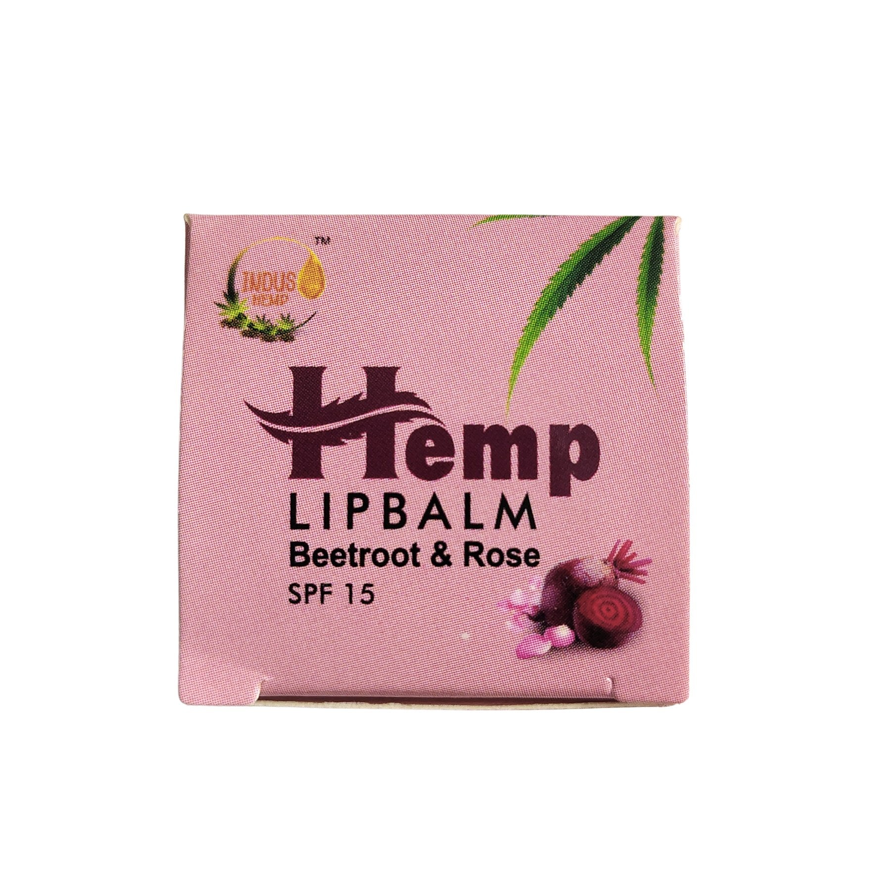 Indus Hemp Lip Balm � Beetroot & Rose 5g