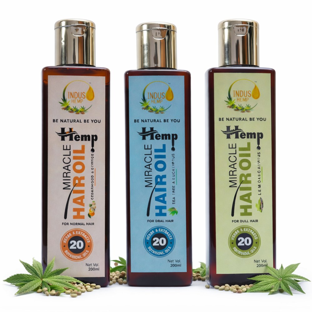 Indus Hemp Miracle Hair Oil