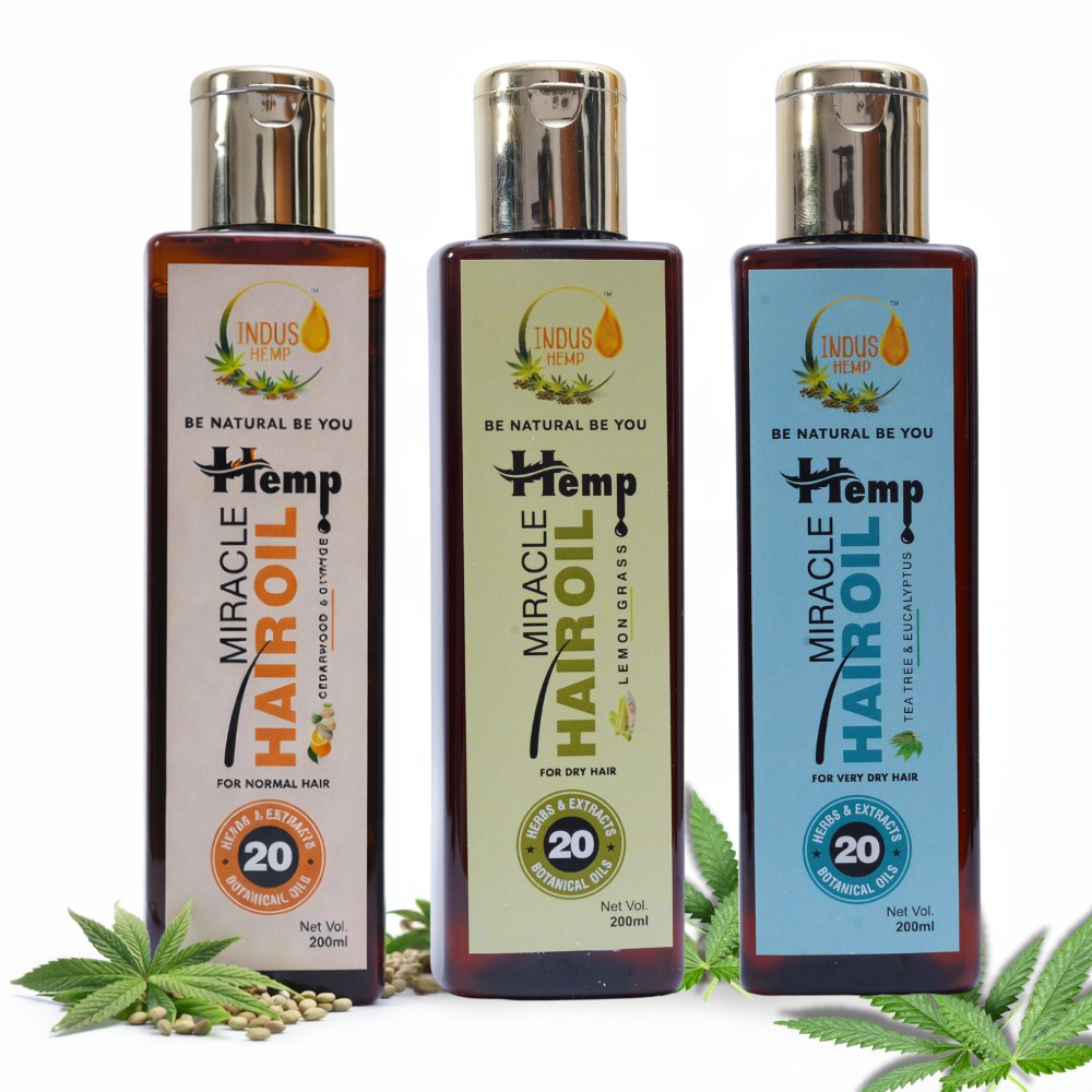Indus Hemp Miracle Hair Oil