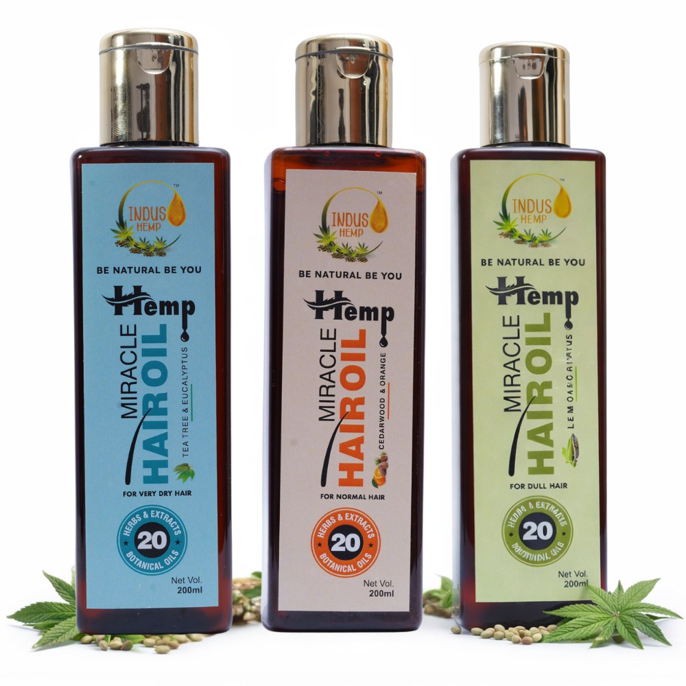 Indus Hemp Miracle Hair Oil