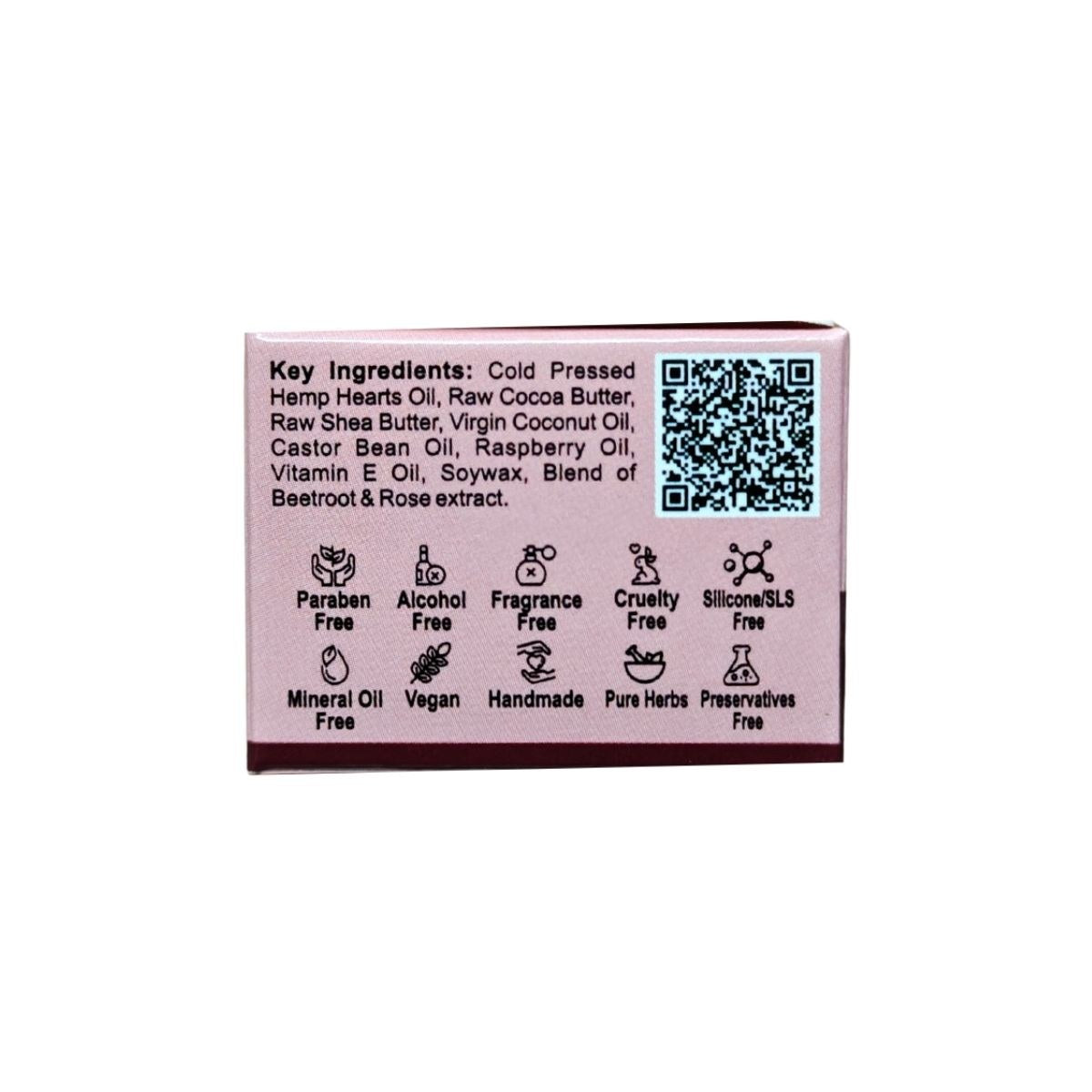 Indus Hemp Lip Balm � Beetroot & Rose 5g