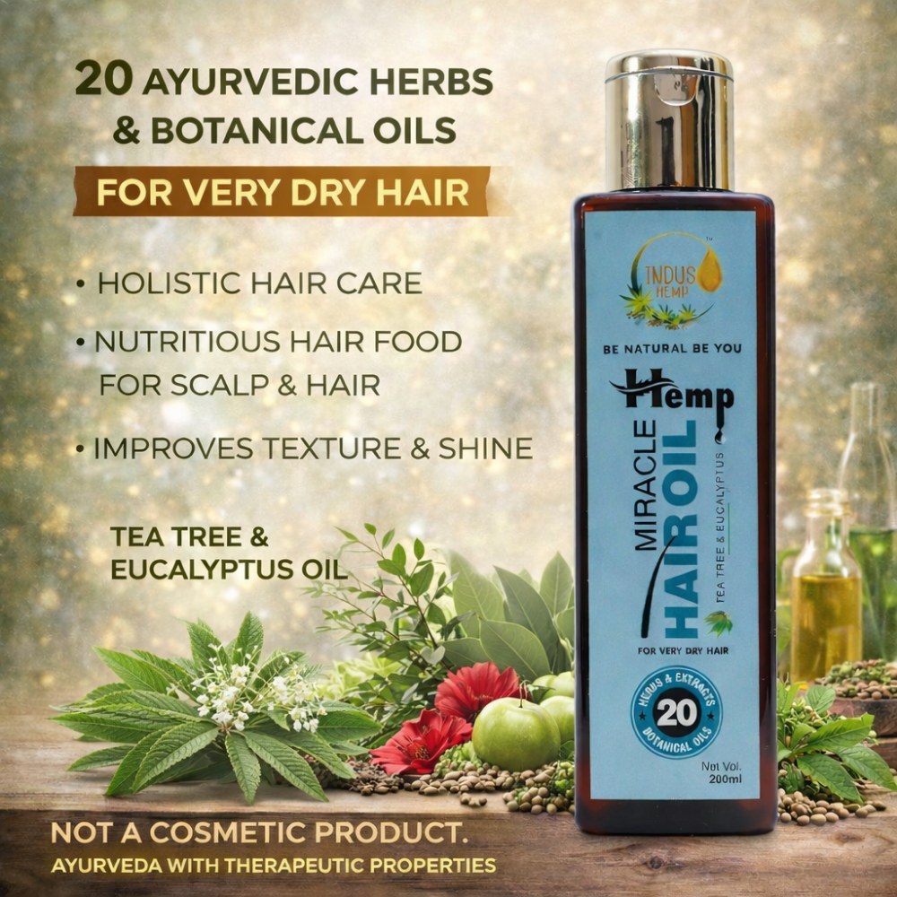 Indus Hemp Miracle Hair Oil