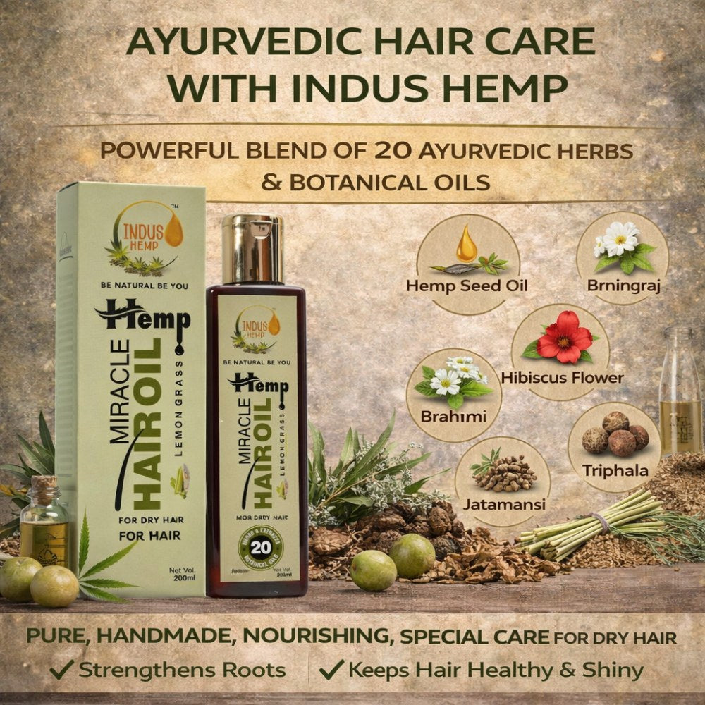 Indus Hemp Miracle Hair Oil
