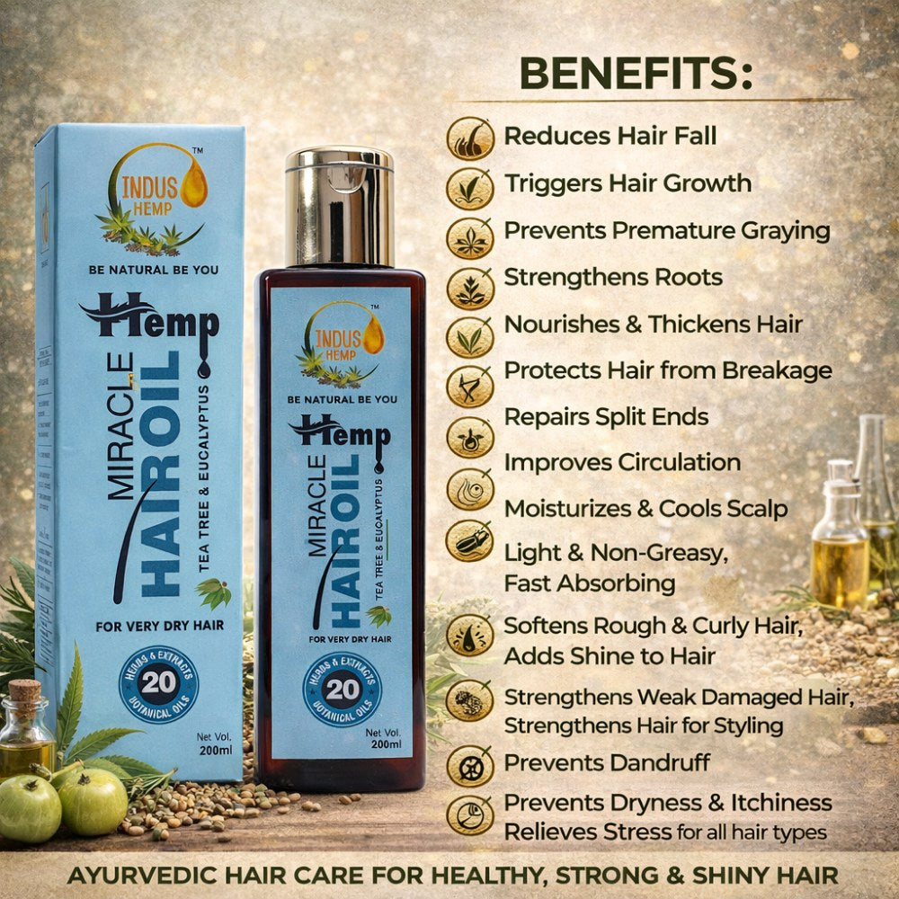 Indus Hemp Miracle Hair Oil