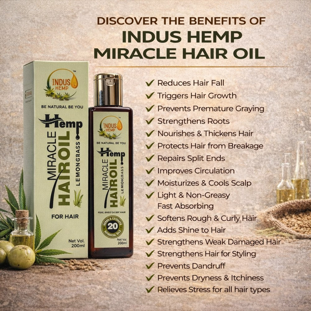 Indus Hemp Miracle Hair Oil