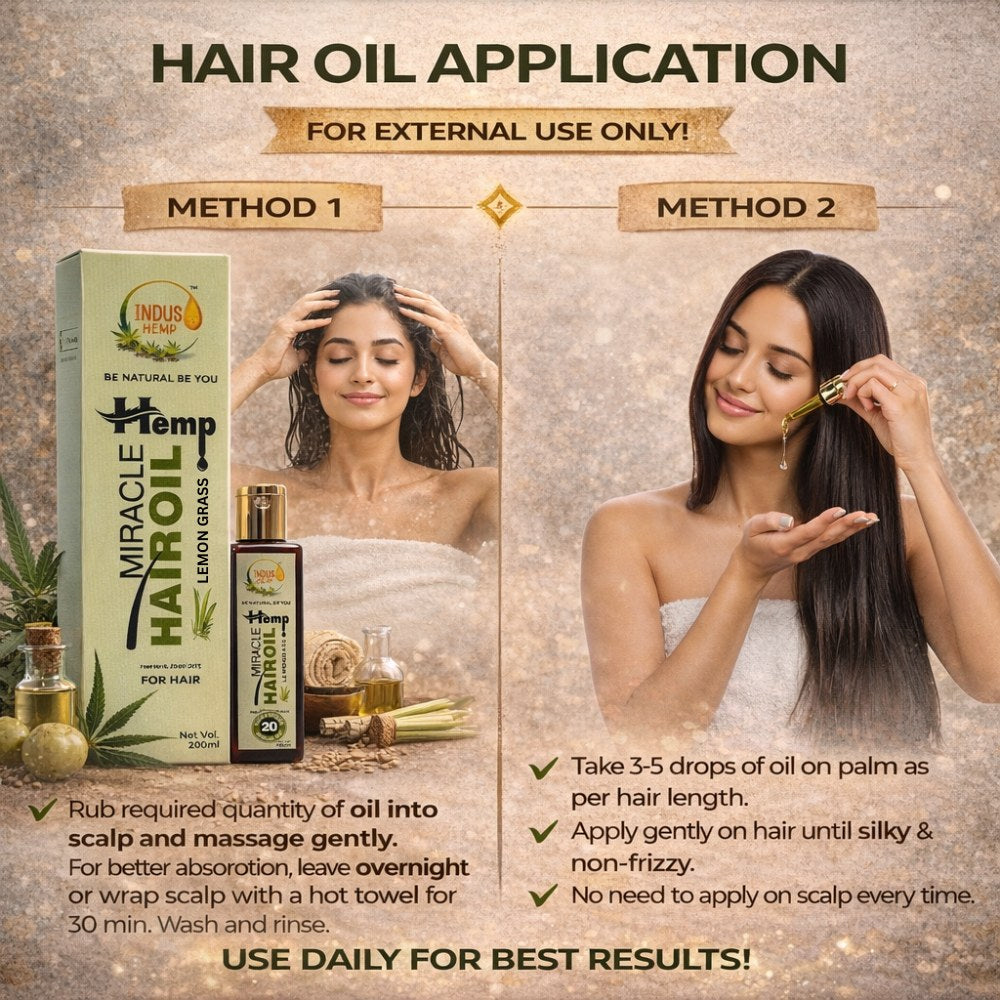 Indus Hemp Miracle Hair Oil