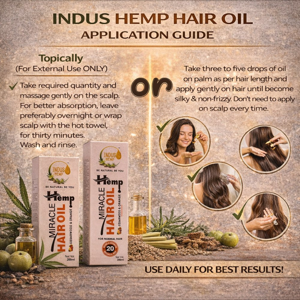 Indus Hemp Miracle Hair Oil