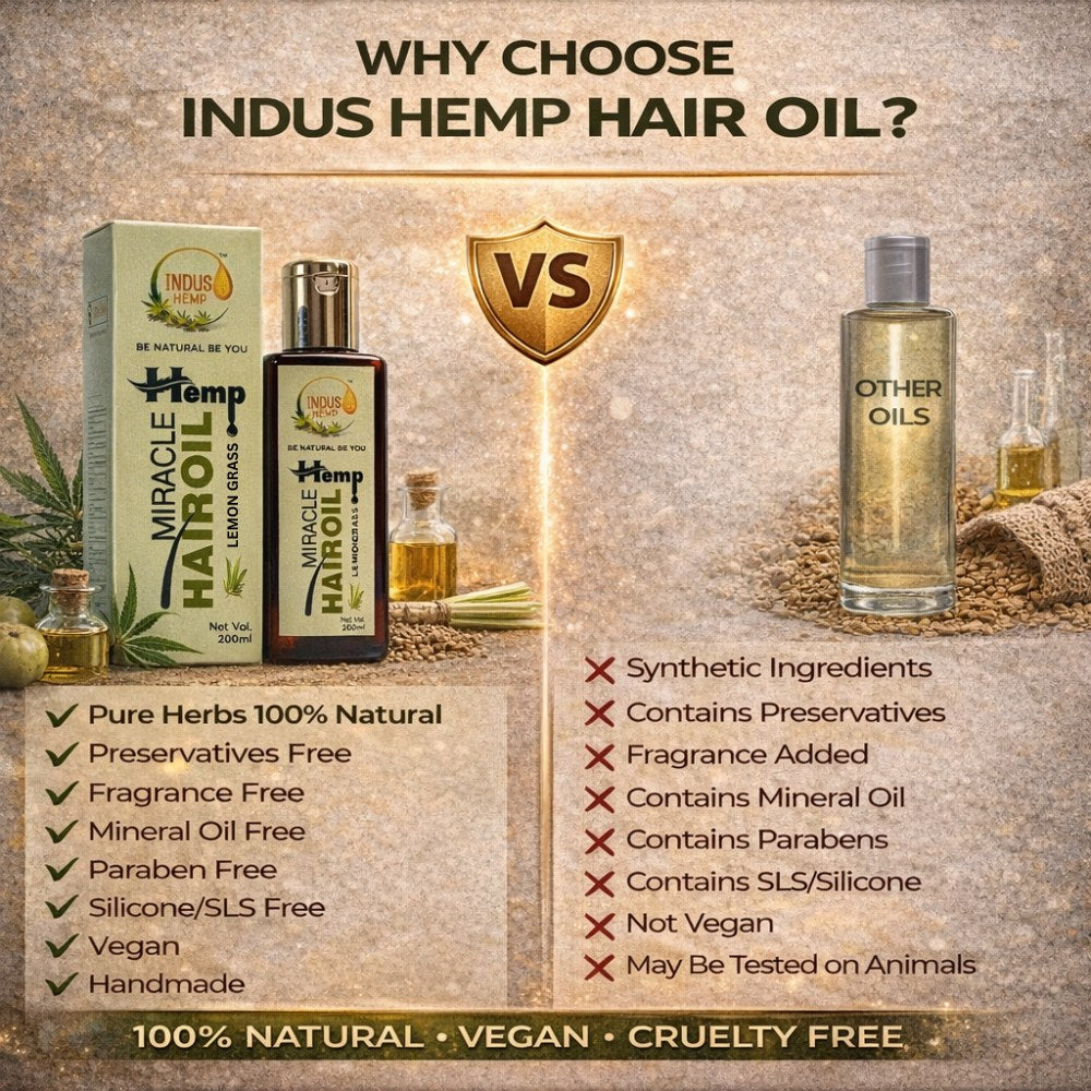 Indus Hemp Miracle Hair Oil