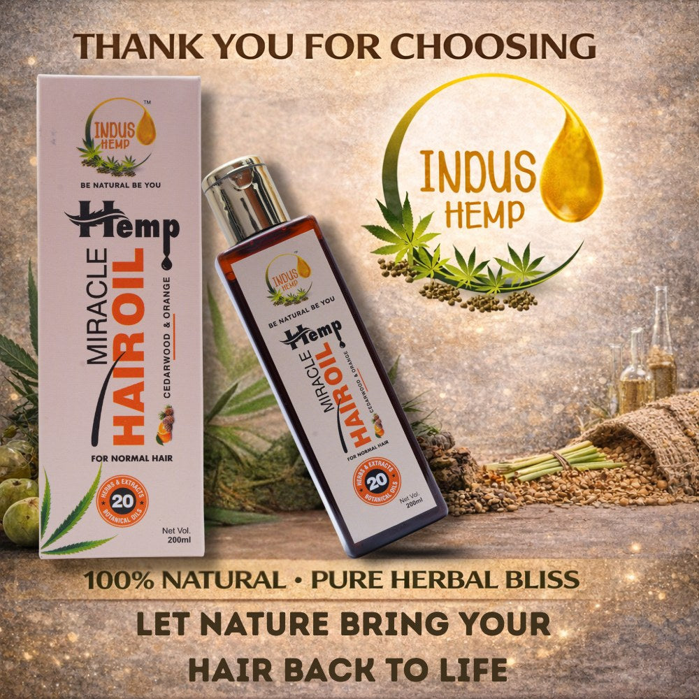 Indus Hemp Miracle Hair Oil